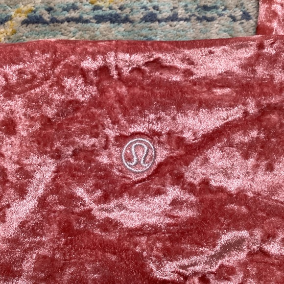 Lululemon Wunder Lounge High-Rise Tight 28" *Crushed Velvet Soft Cranberry Pant - Picture 9 of 9